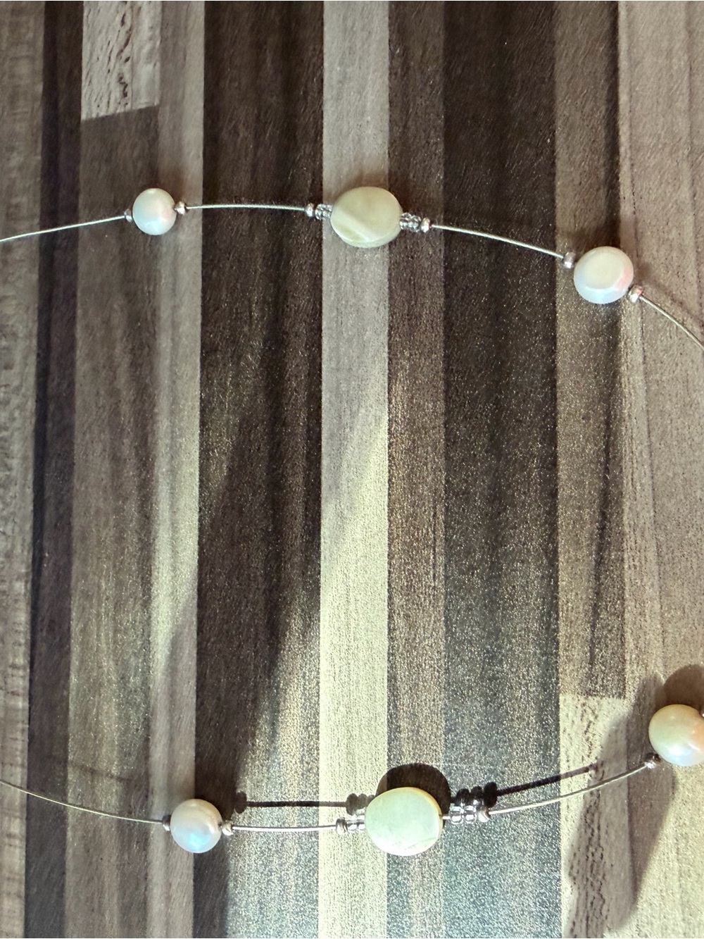 SILPADA Sterling Silver AURELIA N2351 White Crystal Quartz Pearl Necklace